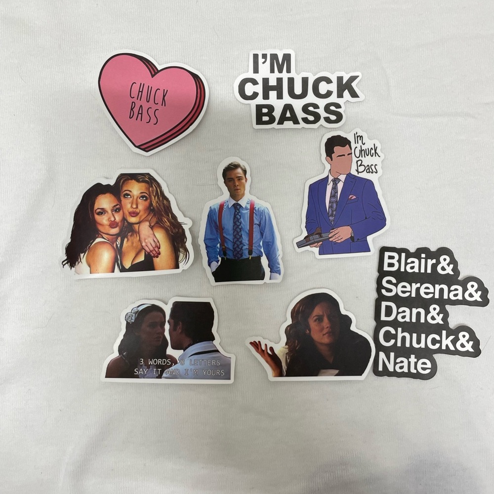 21 pc Gossip girl sticker set